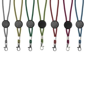 Byner Porta-chaves tubular com ajuste e mosquetão