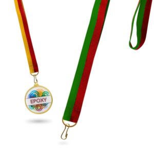 Medly Fita bicolor para medalhas em terylene