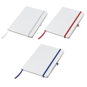 Notecolor Bloco de notas A5, com capa em cartão e bolsa