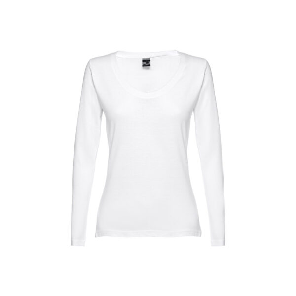 THC BUCHAREST WOMEN WH. T-shirt cintada de manga comprida para senhora