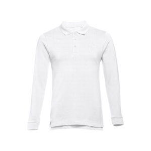 THC BERN WH. Polo de manga comprida para homem em algodão
