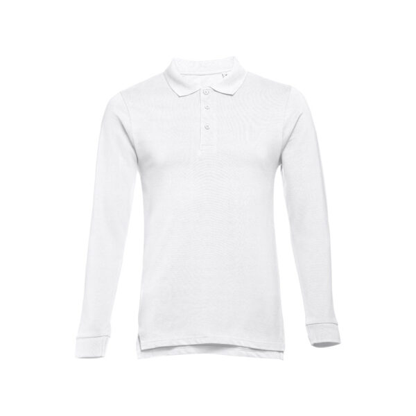 THC BERN WH. Polo de manga comprida para homem em algodão