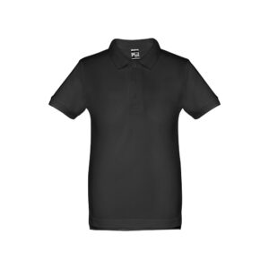 THC ADAM KIDS. Polo para criança (unissexo) de manga curta em algodão
