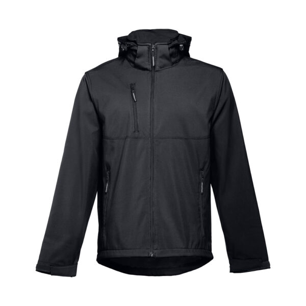 THC ZAGREB. Casaco softshell para homem em poliéster e elastano