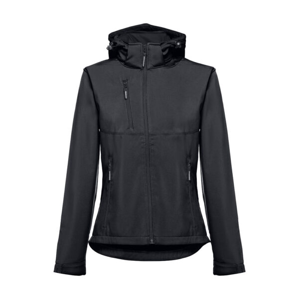 THC ZAGREB WOMEN. Casaco softshell cintado para senhora