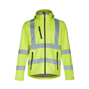THC ZAGREB WORK. Casaco (unissexo) softshell de alta-visibilidade