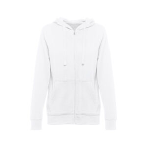 THC AMSTERDAM WOMEN WH. Sweatshirt para senhora, com fecho e capuz