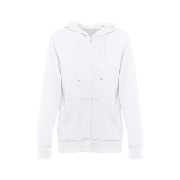 THC AMSTERDAM WOMEN WH. Sweatshirt para senhora, com fecho e capuz