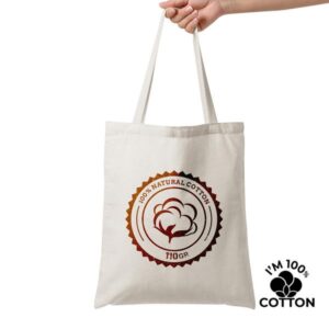 Cotton110 Saco de asas compridas 100% algodão