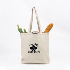 Canvashop Saco em 100% algodão canvas, com bolso interior
