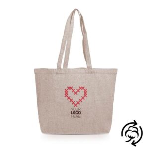 Belg Saco de algodão reciclado 280 g/m2 com fole