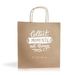 Kraft06 Saco papel kraft 100g/m2 27X26X16cm
