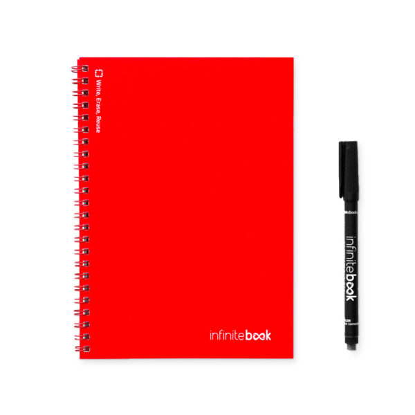 INFINITEBOOK PLAIN A5. "Infinitebook" com capa flexível e 15 páginas lisas estilo quadro branco - Image 2