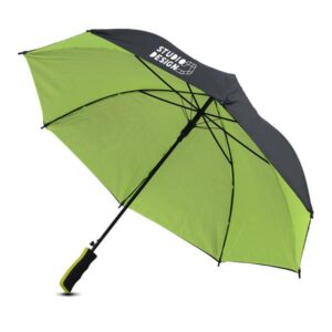 Birain Guarda-chuva automático em P-190T bicolor, com cabo em EVA