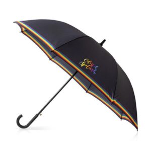 Multirain Guarda-chuva em pongee 190T, detalhe multi colorido