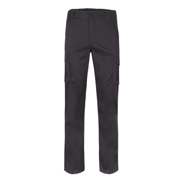 VL PAN. Calças stretch multibolsos (290g/m²), em algodão (46%), EME (38%) e poliéster (16%)