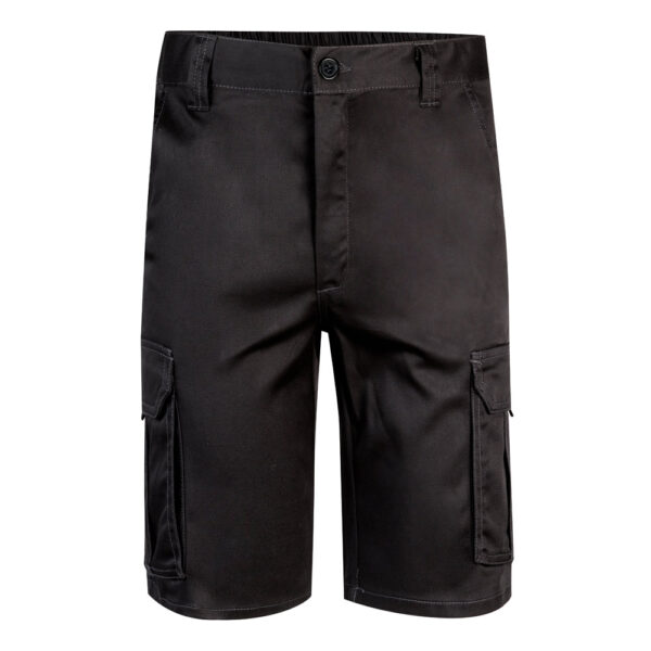 VL HEBE. Bermudas stretch multibolsos (240g/m²), em algodão (46%), EME (38%) e poliéster (16%)
