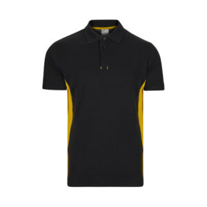 VL SUPAY. Polo piqué bicolor (180g/m²) manga curta, em algodão (60%) e poliéster (40%)