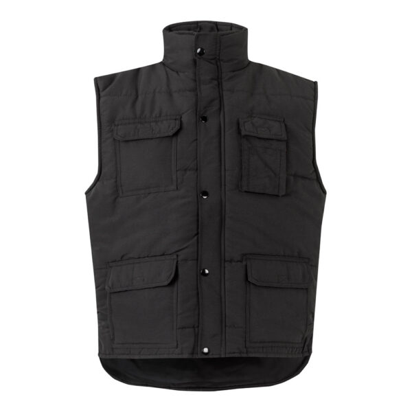 VL MEFITIS. Colete acolchoado multibolsos (220g/m²), em poliéster (100%)