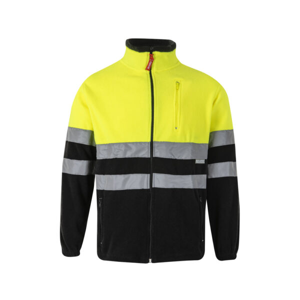 VL EROS LARGE. Casaco polar bicolor (280g/m²), em poliéster (100%)