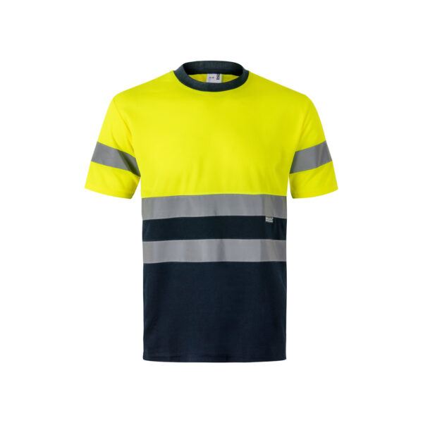 VL BRAHMA. T-shirt técnica bicolor bird-eye (140g/m²), em poliéster (100%)