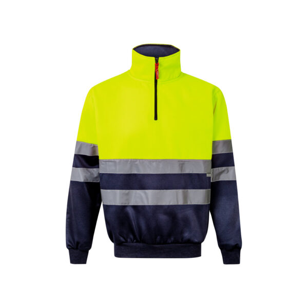 VL THOR. Sweatshirt bicolor (300g/m²) em felpa de poliéster (100%)