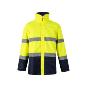 VL THEMIS. Parka bicolor (190g/m²), em poliéster (100%), com revestimento em PU