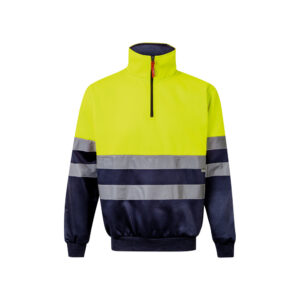 VL THOR LARGE. Sweatshirt bicolor (300g/m²) em felpa de poliéster (100%)