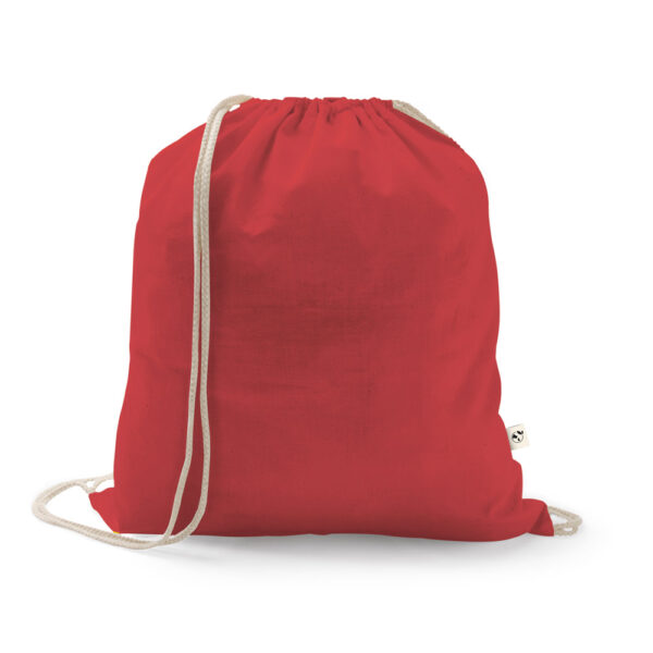 ISTANBUL. Saco tipo mochila em algodão reciclado (70%) e poliéster (30% rPET) (150 g/m²) - Image 3