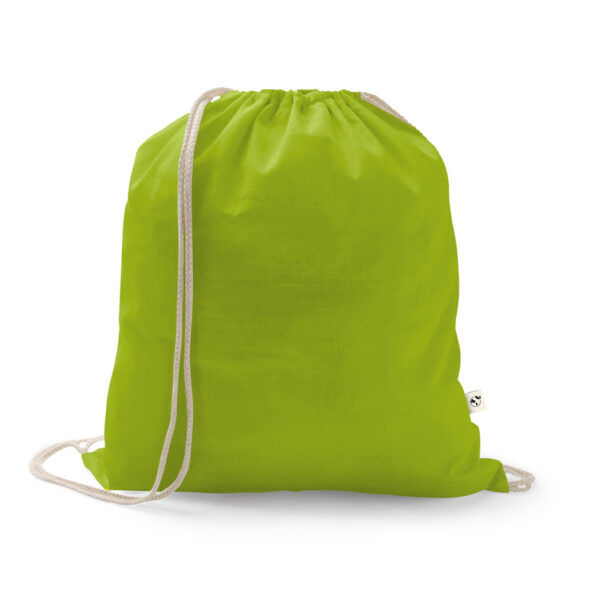 ISTANBUL. Saco tipo mochila em algodão reciclado (70%) e poliéster (30% rPET) (150 g/m²) - Image 7