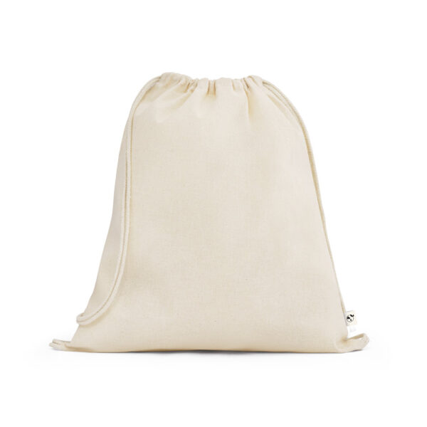 BELIZE. Saco tipo mochila 100% algodão orgânico (140 g/m²)