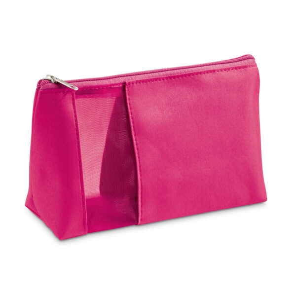 ANNIE. Necessaire em microfibra e rede