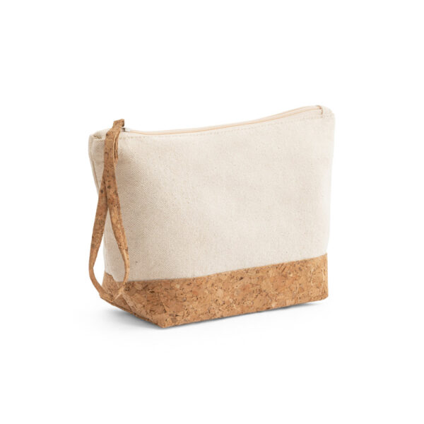 BLANCHETT. Bolsa de higiene pessoal em 100% de algodão e cortiça (280 g/m²)