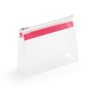 CHASTAIN. Necessaire transparente em EVA com fecho de correr
