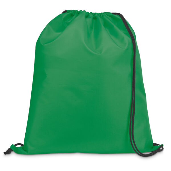 CARNABY. Saco tipo mochila em 210D com cordões em preto - Image 6