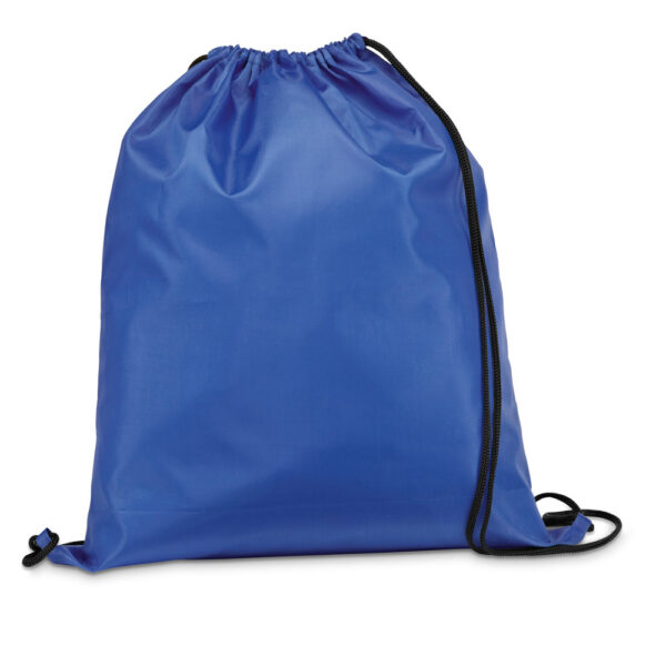 CARNABY. Saco tipo mochila em 210D com cordões em preto - Image 7