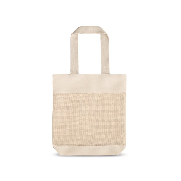 MUMBAI. Saco 100% algodão (180 g/m²) com malha em 100% de algodão