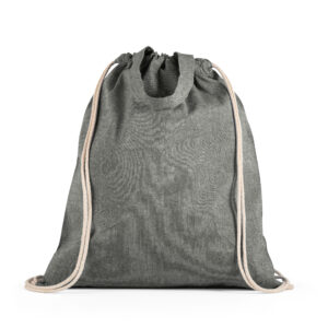 RISSANI. Saco tipo mochila com algodão reciclado (70%) e poliéster (30% rPET) (140 g/m²)