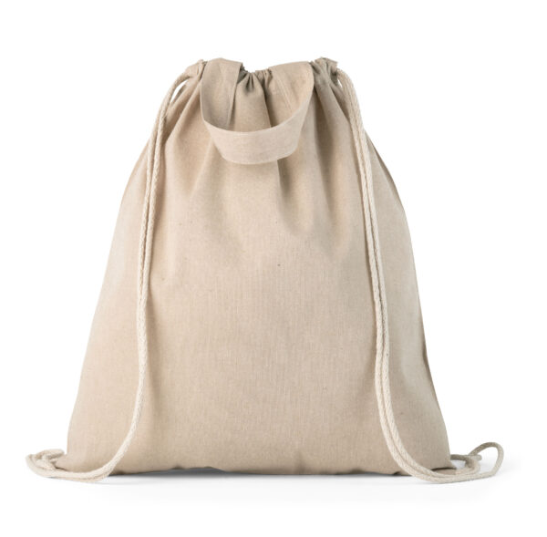 RISSANI. Saco tipo mochila com algodão reciclado (70%) e poliéster (30% rPET) (140 g/m²) - Image 4