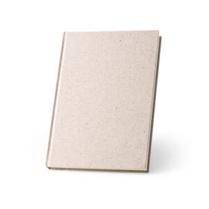 ORGANIC RIGID. Bloco de notas A5 com capa rígida fabricada a partir de matéria orgânica de elefante (80%)