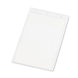 WHITMAN. Bolsa para crachá identificador vertical em PVC