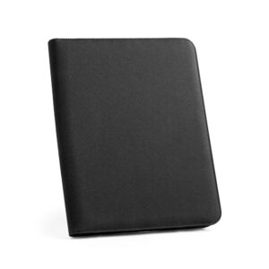 EMERGE FOLDER. Pasta A4 em poliéster reciclado (100% rPET) 300D com fecho
