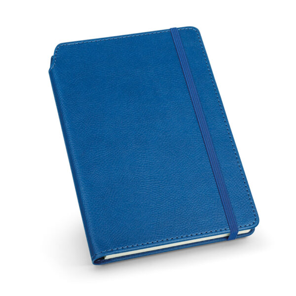MORIAH. Bloco de notas A5 em PU com folhas pautadas, feitas de material certificado FSC™ e outros materiais controlados - Image 2