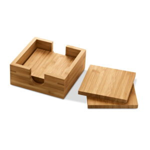 GAUTHIER. Bases para copos em bambu