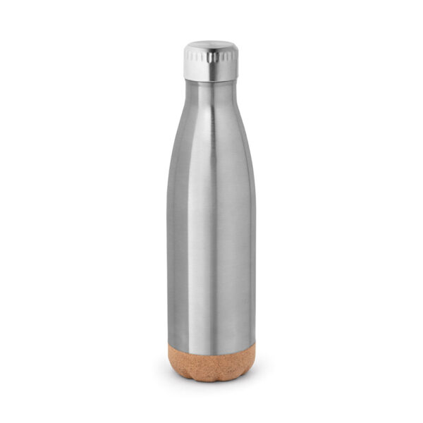 SOLBERG. Garrafa térmica em aço inoxidável e base em cortiça 560 mL - Image 3