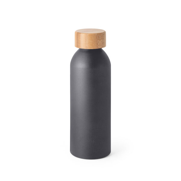 QUETA. Garrafa em alumínio com tampa em bambu 550 mL - Image 3