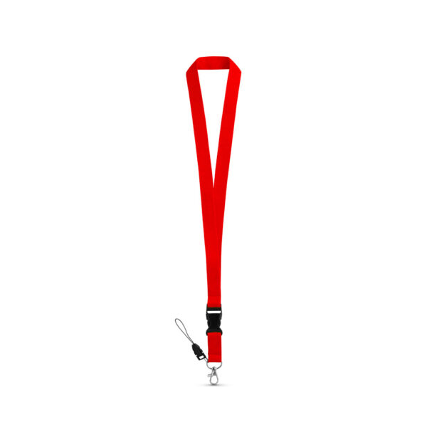 ANQUETIL. Lanyard em poliéster com mosquetão em metal - Image 3