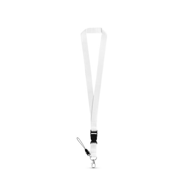 ANQUETIL. Lanyard em poliéster com mosquetão em metal - Image 4