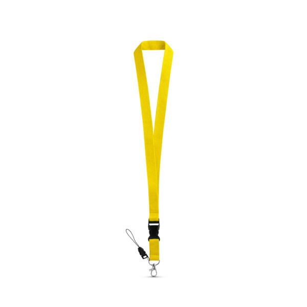 ANQUETIL. Lanyard em poliéster com mosquetão em metal - Image 5