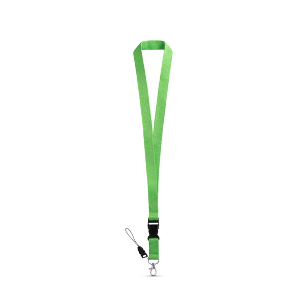 ANQUETIL. Lanyard em poliéster com mosquetão em metal - Image 6